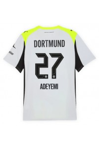 Borussia Dortmund Karim Adeyemi #27 Jalkapallovaatteet Vieraspaita 2025-26 Lyhythihainen